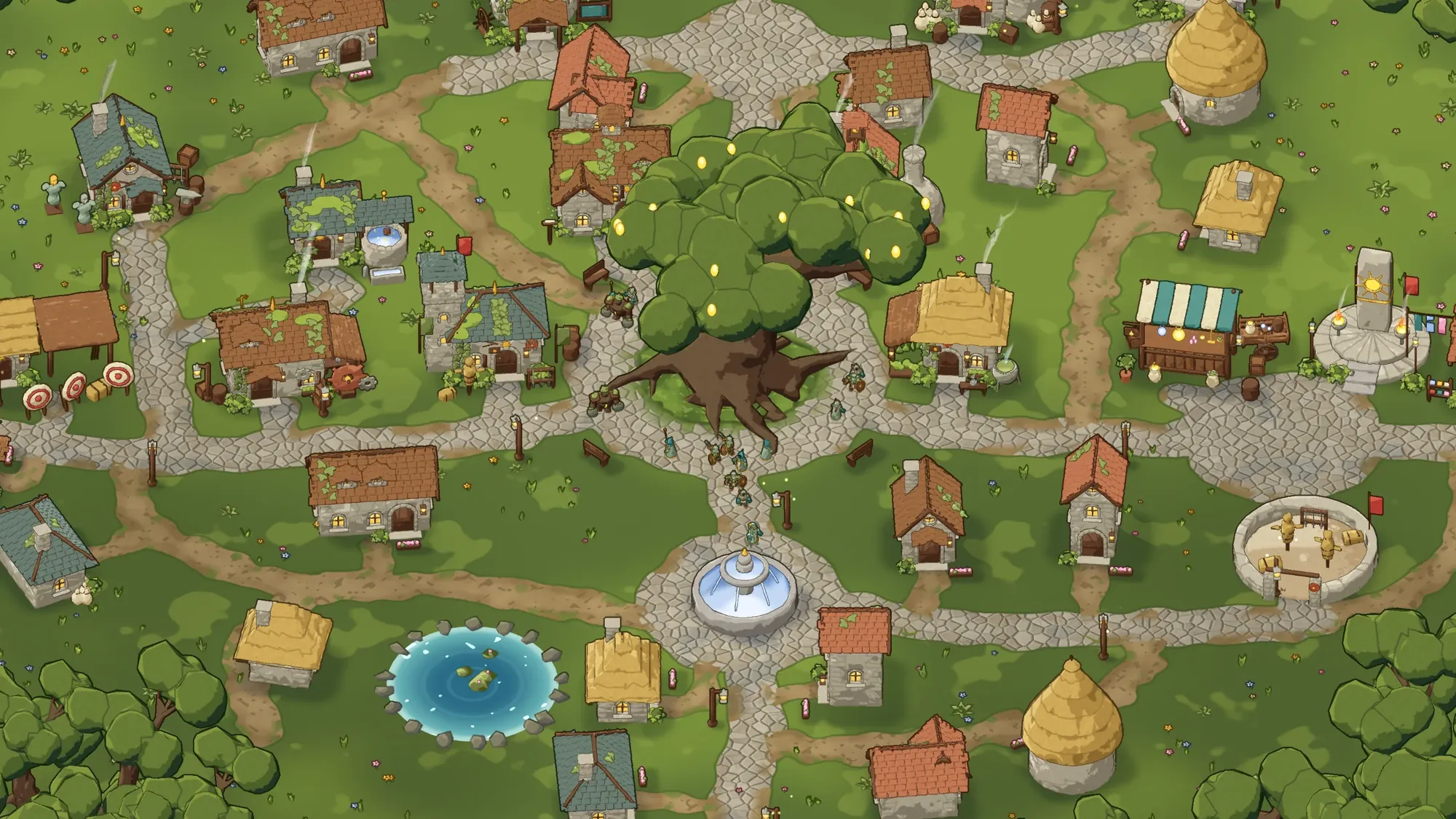 The whole village of Fernwick, fully restored.